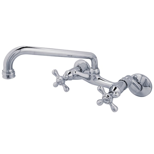 KS200M 6-Inch Adjustable Center Wall Mount Kitchen Faucet